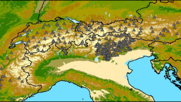 Les Alpes pourraient faire face à un doublement de la fréquence des précipitations estivales torrentielles à mesure que les températures augmentent de 2 ° C