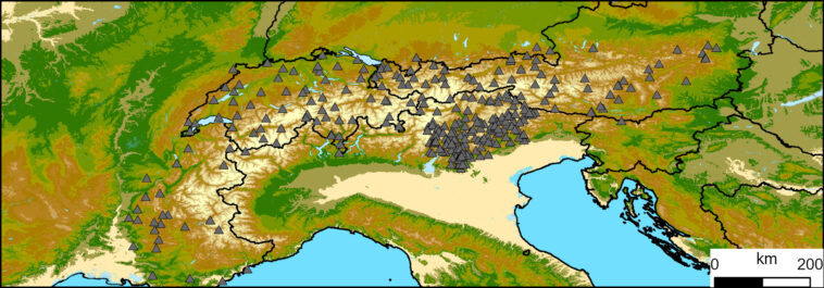Les Alpes pourraient faire face à un doublement de la fréquence des précipitations estivales torrentielles à mesure que les températures augmentent de 2 ° C