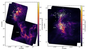 Les astronomes détectent cinq jeunes stars dans le complexe de nuages ​​de Chamaeleon