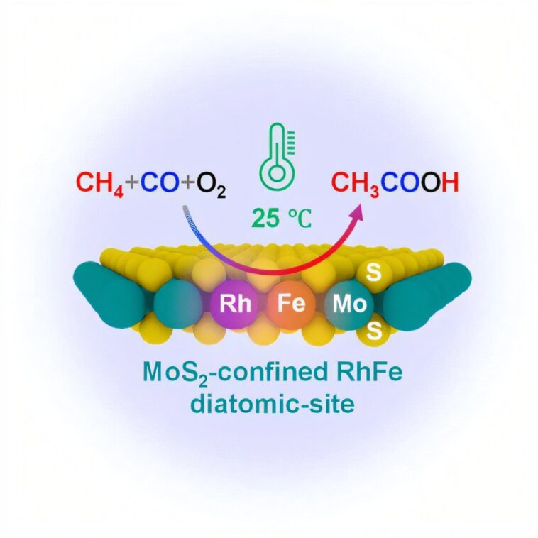 Les chercheurs réalisent la conversion directe du méthane à l'acide acétique dans des conditions douces
