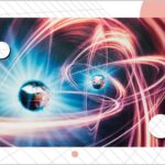 A 3d rendered image of particles