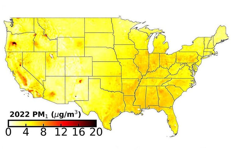 Minuscule et toxique: les chercheurs suivent des particules de pollution de l'air plus petites à travers le ciel américain