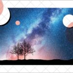 Pourquoi les constantes physiques de l'univers sont-elles si parfaites pour la vie? Trees against starry sky