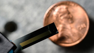 Un nouveau laser plus petit qu'un centime peut mesurer les objets à des taux ultrarapides