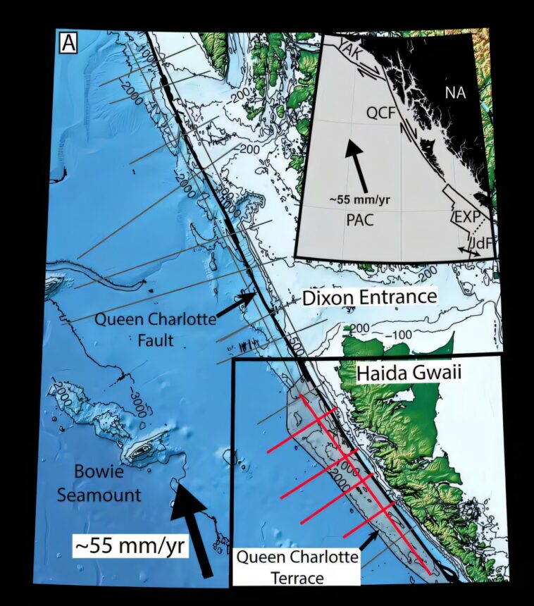 L'étude sismique révèle un risque de tremblement de terre de mégathrust caché au large de la Colombie-Britannique