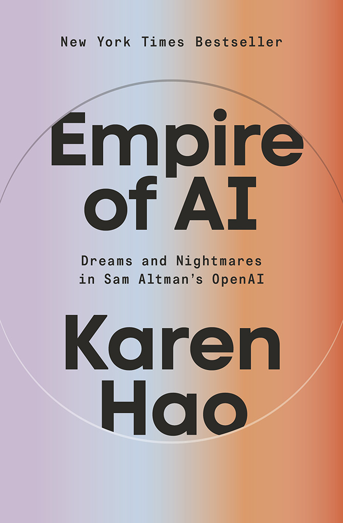 Couverture d'Empire of AI par Karen Hao