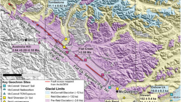 La ligne de faille ancienne pose un futur danger de tremblement de terre dans le nord du Canada