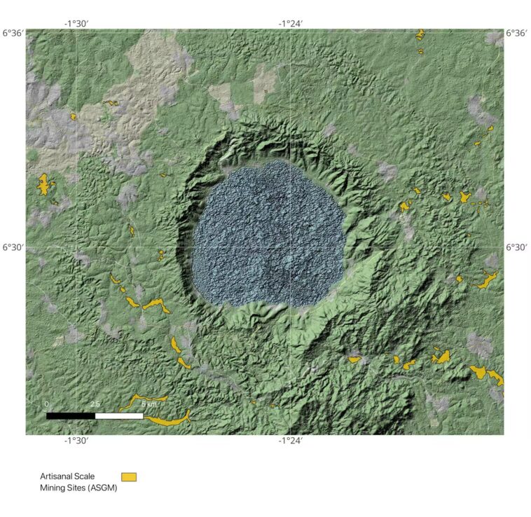 Le Ghana a un trésor rare, un cratère fabriqué lorsqu'un météore a frappé la Terre: pourquoi il doit être protégé