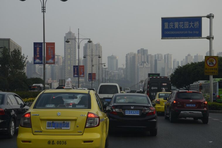Les coupes de pollution de l'air en Asie de l'Est
