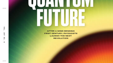 Couverture de Science News 'Juin 2025 Numéro "L'avenir quantique" sur la couverture