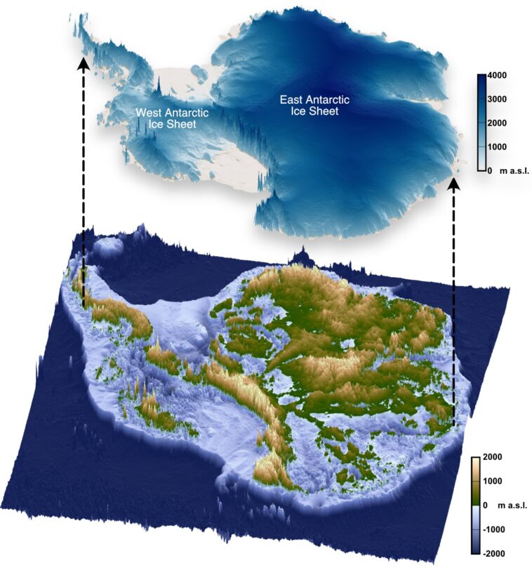 Les paysages de la rivière anciens nouvellement découverts peuvent contrôler le flux de glace en Antarctique oriental