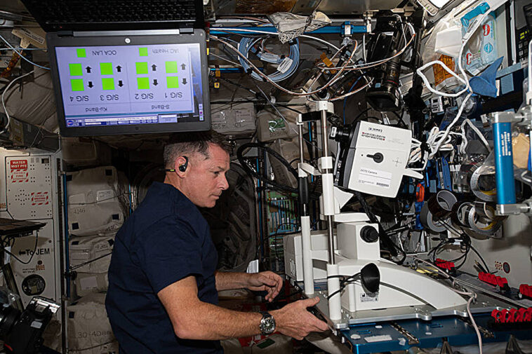 Les problèmes de vision émergent alors que les astronautes passent des mois en orbite Les problèmes de vision émergent alors que les astronautes passent des mois en orbite