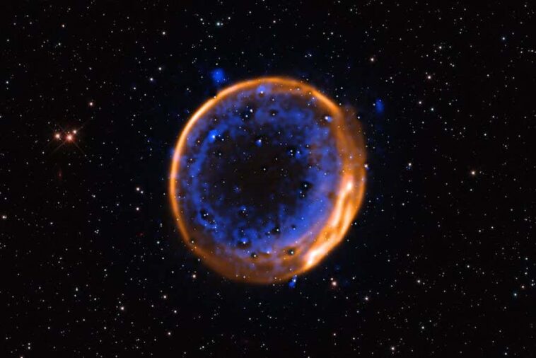 Une image superbe d'une supernova révèle une étoile morte qui a explosé deux fois