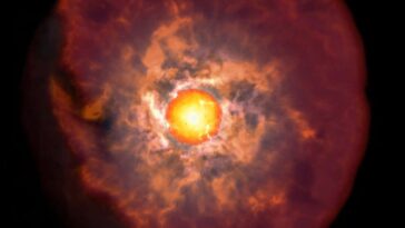 Une vaste bulle autour d'une étoile mourante est trop grande pour comprendre