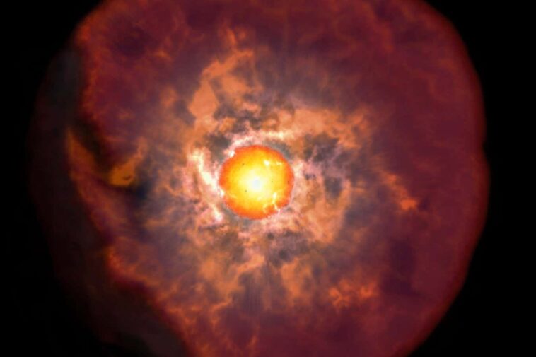 Une vaste bulle autour d'une étoile mourante est trop grande pour comprendre Une vaste bulle autour d'une étoile mourante est trop grande pour comprendre