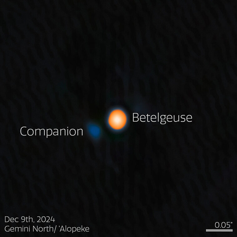 Voisin caché: les astronomes confirment l'étoile de compagnie suspectée à long terme près de Betelgeuse