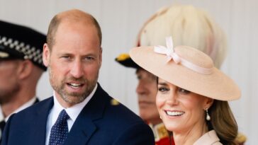 Kate Middleton et Prince William se déplaçant vers Windsor Great Park
