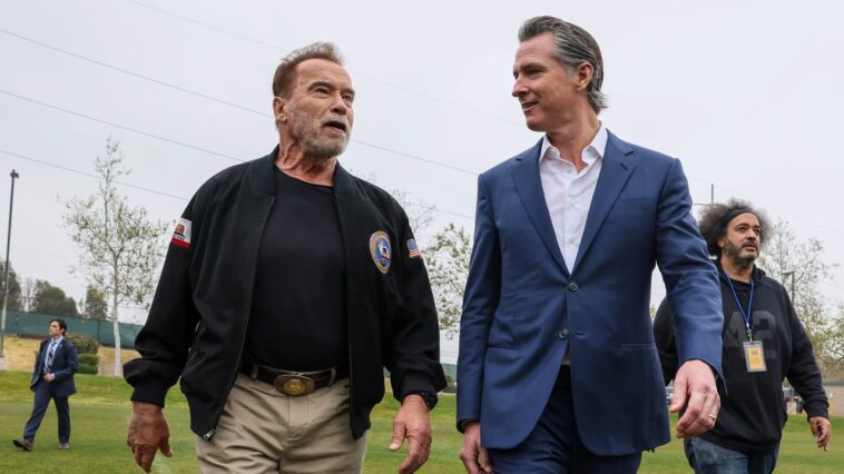 Arnold Schwarzenegger est prêt à affronter Gavin Newsom Arnold Schwarzenegger est prêt à affronter Gavin Newsom