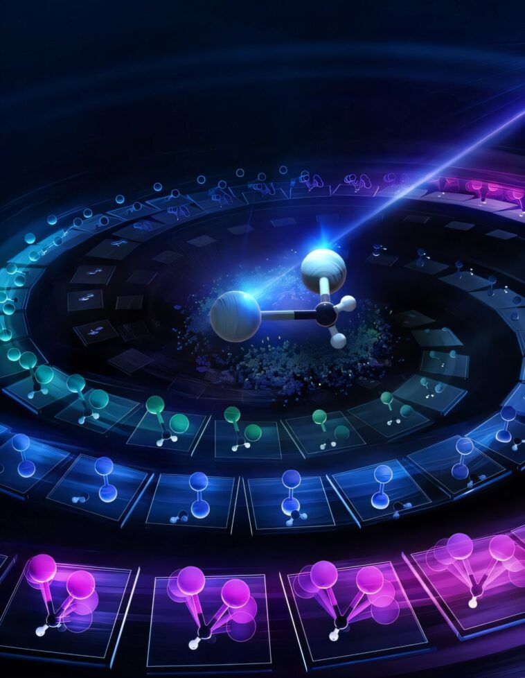 Atomes individuels suivis pendant la formation de liaisons chimiques en temps réel Atomes individuels suivis pendant la formation de liaisons chimiques en temps réel