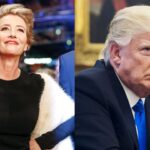 Emma Thompson parle de l'invitation du dîner des années 1990 de Donald Trump, évoquant les possibilités de portes coulissantes
