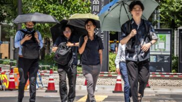 Enregistrement des journaux de Tokyo 10 jours de 35 ° C ou plus