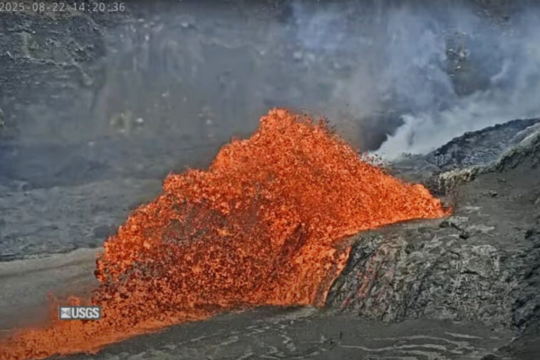 L'éruption de Kilauea est de retour alors que le volcan Hawaï tire de la lave pour la 31e fois depuis décembre L'éruption de Kilauea est de retour alors que le volcan Hawaï tire de la lave pour la 31e fois depuis décembre