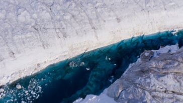Lac de fusion sur 79 ° N Glacier déclenche des fissures durables et un soulèvement de la glace