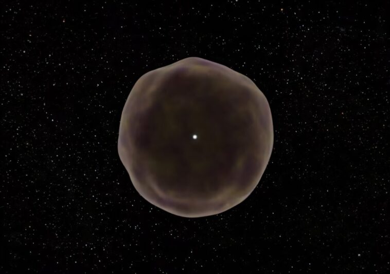 Le noyau exposé de cette supernova est un cordant de tête