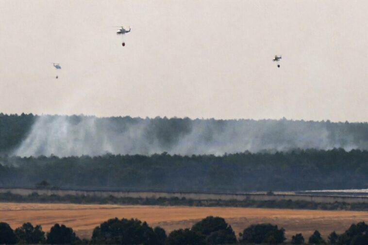 Les incendies de forêt meurtrières font rage à travers l'Espagne comme zone record des terres brûlées Les incendies de forêt meurtrières font rage à travers l'Espagne comme zone record des terres brûlées