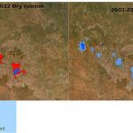 Les résultats montrent que la source d'eau vitale du Northern Territory sèche - et elle peut être vue depuis l'espace