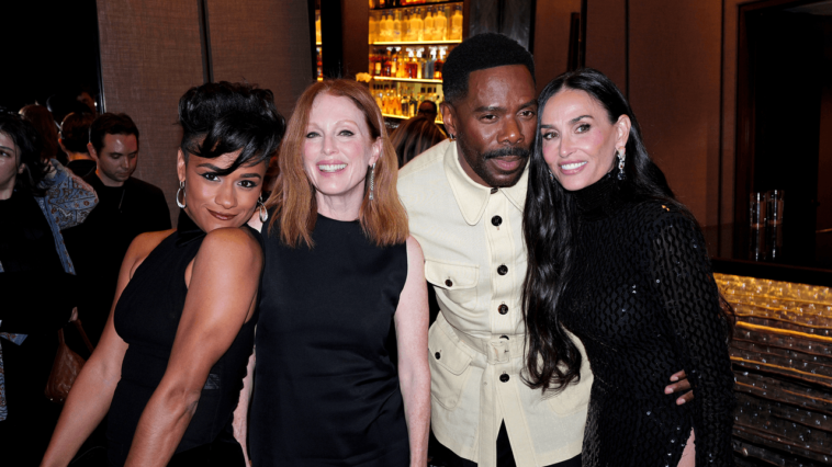 Salma Hayek Pinault, Colman Domingo, Demi Moore, Jessica Chastain et More Records 4,5 millions de dollars en tant que cohostes de la Kering Foundation s'occupant du dîner des femmes