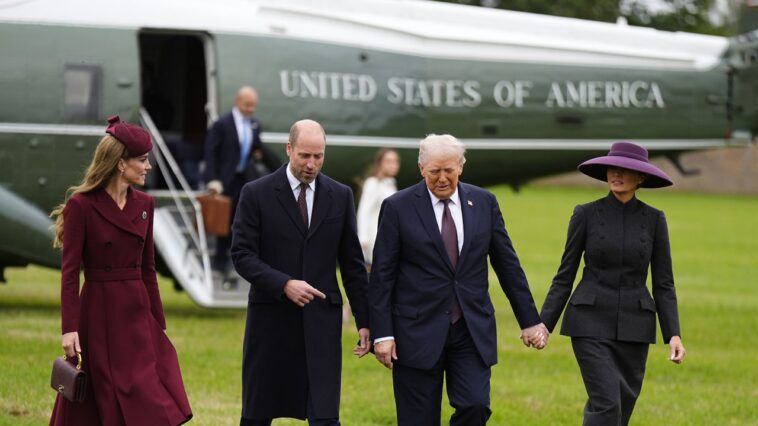 Pourquoi le prince William et Kate Middleton ont été les premiers à saluer le président Trump et Melania lors de leur visite d'État Pourquoi le prince William et Kate Middleton ont été les premiers à saluer le président Trump et Melania lors de leur visite d'État