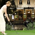 La princesse Charlenne de Monaco canalise l'élégance de la mariée au tournoi de golf de charité