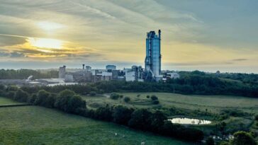 The carbon-capture-and-storage cement planet in Padeswood, Wales