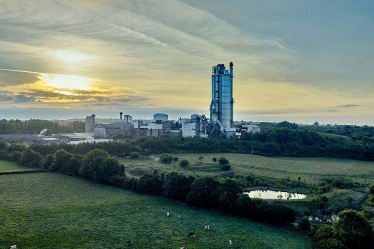 The carbon-capture-and-storage cement planet in Padeswood, Wales