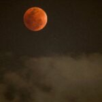 `` Blood Moon '' augmente pendant l'éclipse lunaire totale `` Blood Moon '' augmente pendant l'éclipse lunaire totale