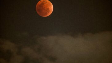 `` Blood Moon '' augmente pendant l'éclipse lunaire totale