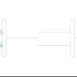 Cette puce d'ordinateur expérimentale réutilise l'énergie Deux gifs. À droite, un GIF de points bleus représentant de l'énergie voyageant à travers une ligne, puis se retournant et retournant dans la barrière. À gauche, les points ont frappé la ligne et explosent dans une rafale de feu représentant l'énergie