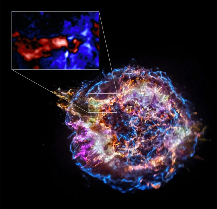 Chandra regarde dans le cœur troublé d'un supernova