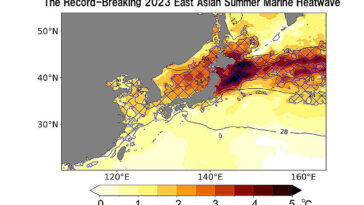 Des vagues de chaleur marine sans précédent amplification record 2023 Été asiatique de l'Est, Study trouve l'étude