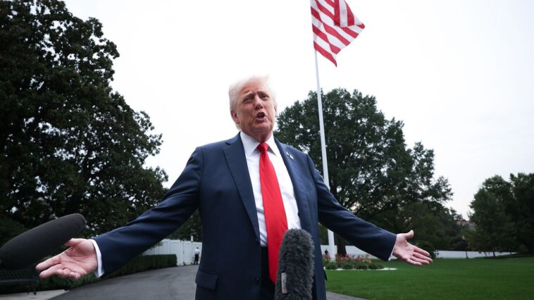 Donald Trump Shitposts Ai Sold au milieu de l'impasse de fermeture