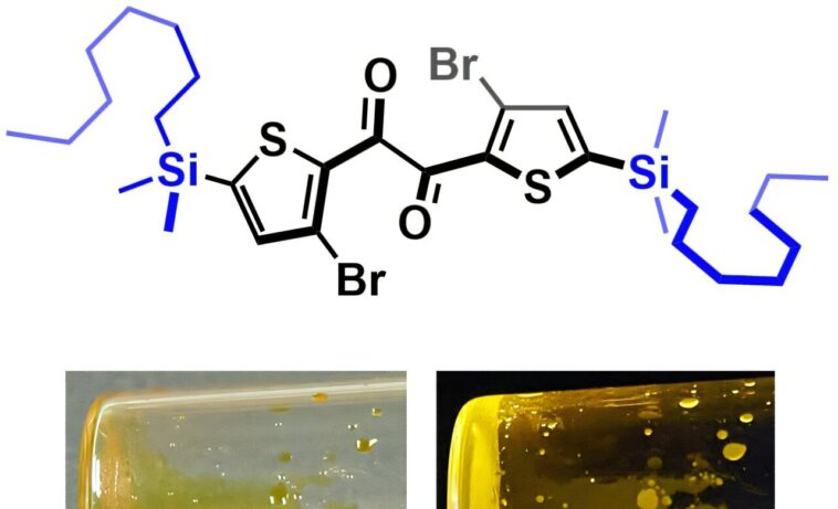 Ici, nous brillons: un nouveau liquide organique fournit une phosphorescence efficace