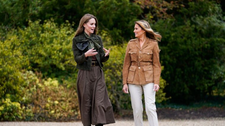 Kate Middleton a partagé une mise à jour erronée sur le prince Louis avec Melania Trump