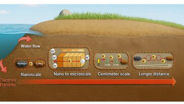 L'étude révèle caché 'Autoroutes électroniques' Ce nettoyage de la chimie souterraine et de la pollution