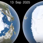 La glace de mer de l'Arctique atteint un bas annuel