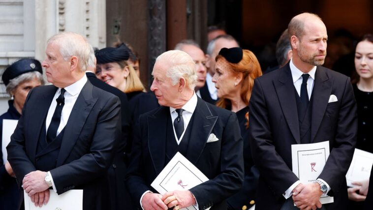 Le prince William n'a «pas de temps» pour le prince Andrew