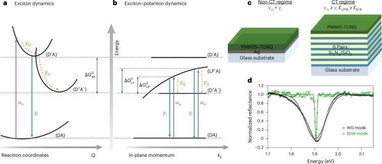 Les polaritons permettent un transfert de charge moléculaire accordable et efficace à travers un spectre de lumière plus large