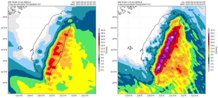 Les scientifiques ont des ouragans, les précipitations dans la haute définition mondiale