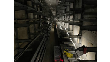 Surveillance de l'accumulation de sédiments dans des tunnels de pont sous-marins à l'aide de muons à haute énergie