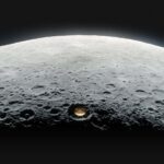 Lunar Crater Radio Telescope: Illuminating the Cosmic Dark Ages This illustration depicts a conceptual Lunar Crater Radio Telescope on the Moon?s far side. The early-stage concept is being studied under grant funding from the NASA Innovative Advanced Concepts program but is not a NASA mission. Credit: Vladimir Vustyansky